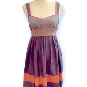 Adorable y2k colorblock dress. Kimchi Blue size small. Purple, pink, and grey.